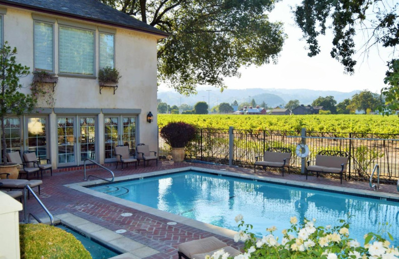 Outdoor pool at Vineyard Country Inn.