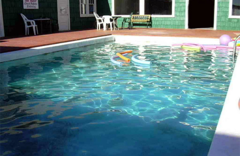 Outdoor pool at Hunter's Hot Springs Resort.