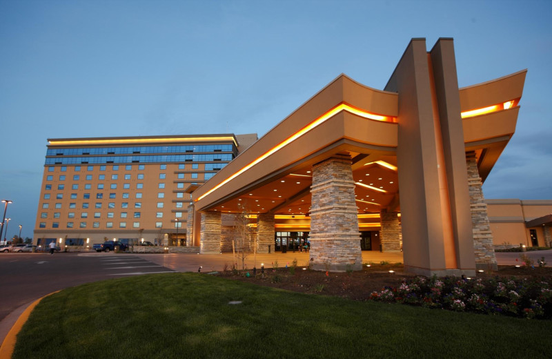 Exterior view of Wildhorse Resort Casino.
