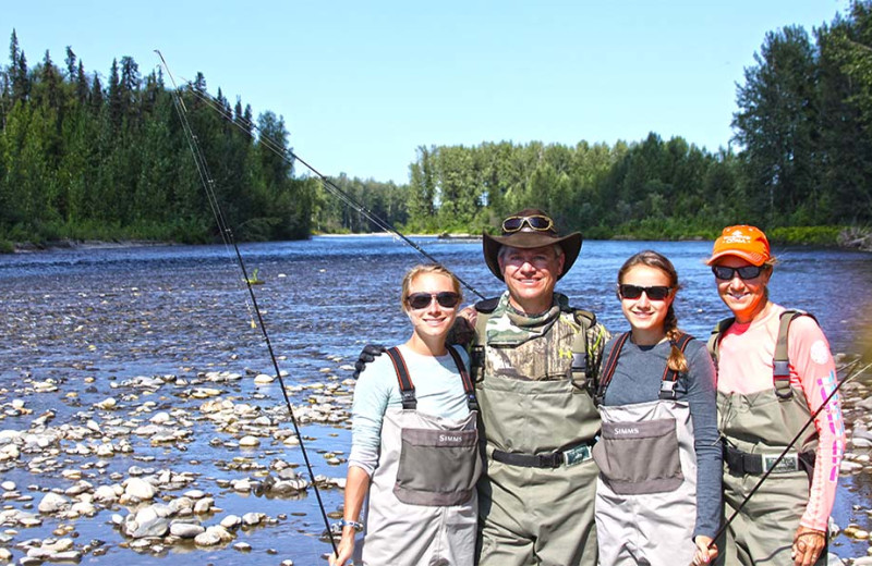 Fishing at The Alaska Adventure Company.