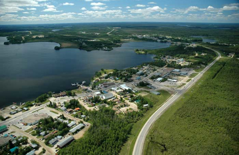 Aerial View of Lac La Ronge Lodge 