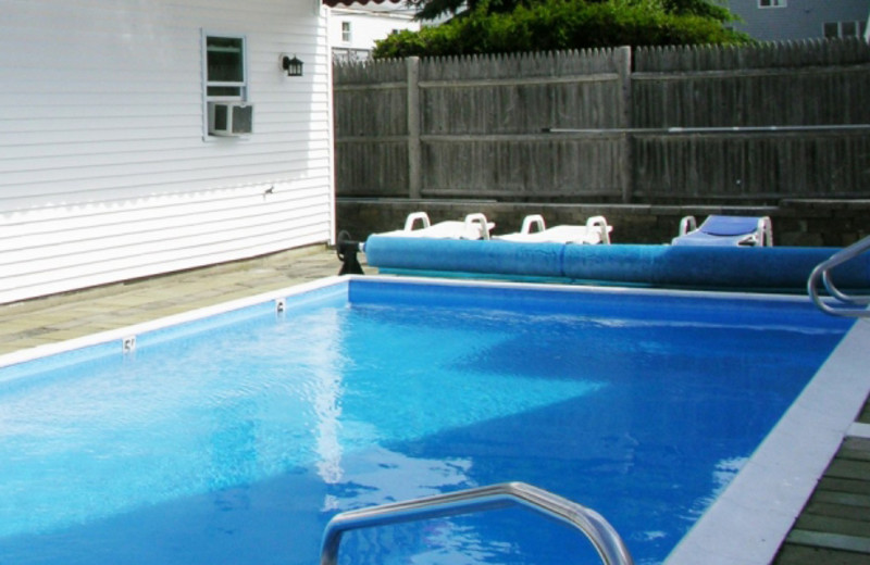 Outdoor pool at Alouette Beach Resort.