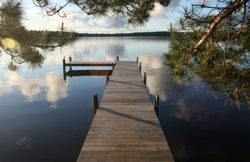 Lake dock at Samara Point Resort.