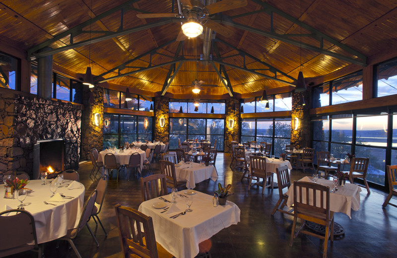 Dining at Canyon of the Eagles.