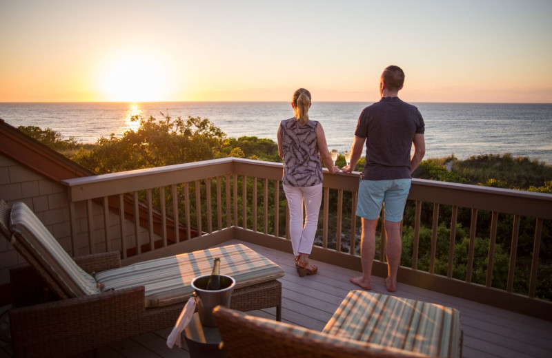 Couple at Ocean Edge Resort & Club on Cape Cod.