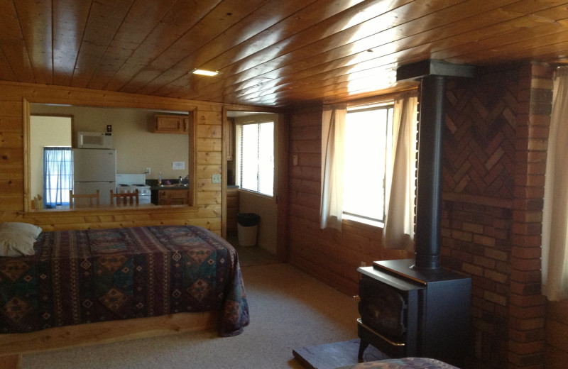 Guest room at Rainbow's End Resort.