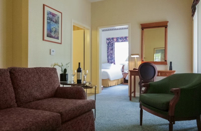 Guest room at The Grand Hotel.