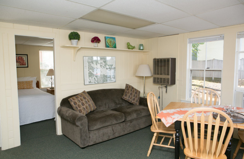 Guest living room at Naswa Resort.