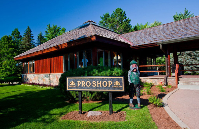 Golf shop at Garland Lodge & Resort.