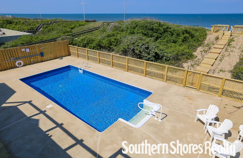 Rental pool at Southern Shores Realty.