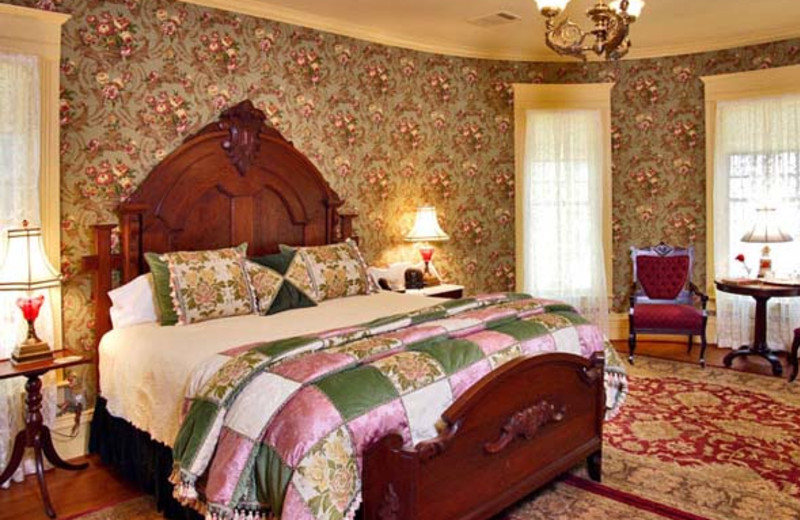 Guest room at The Corinthian Bed and Breakfast.