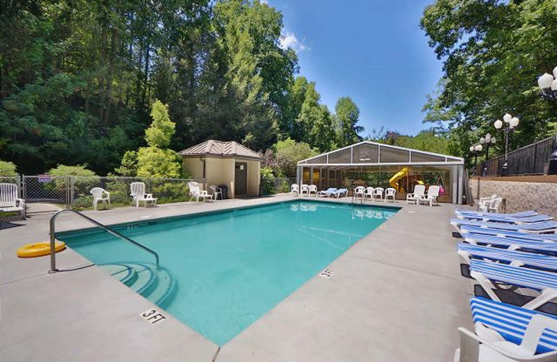 Outdoor pool at Smoky Mountain Resort Lodging and Conference Center.