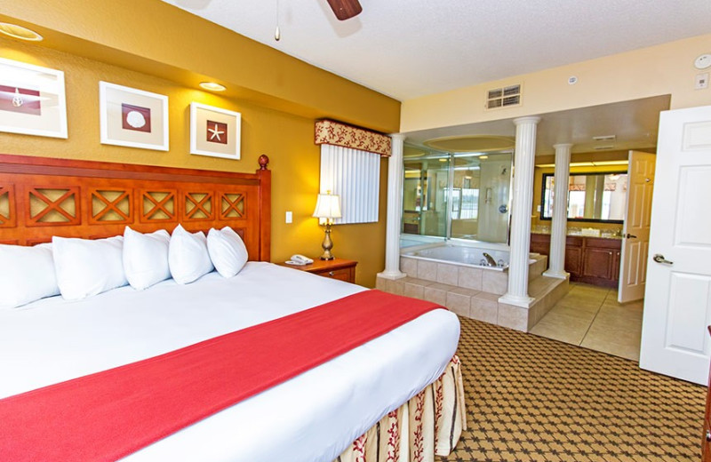 Guest room at Westgate Lakes Resort & Spa.