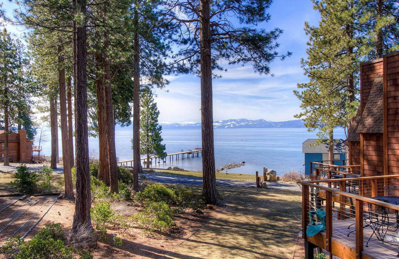 Rental view at Lake Tahoe Accommodations.