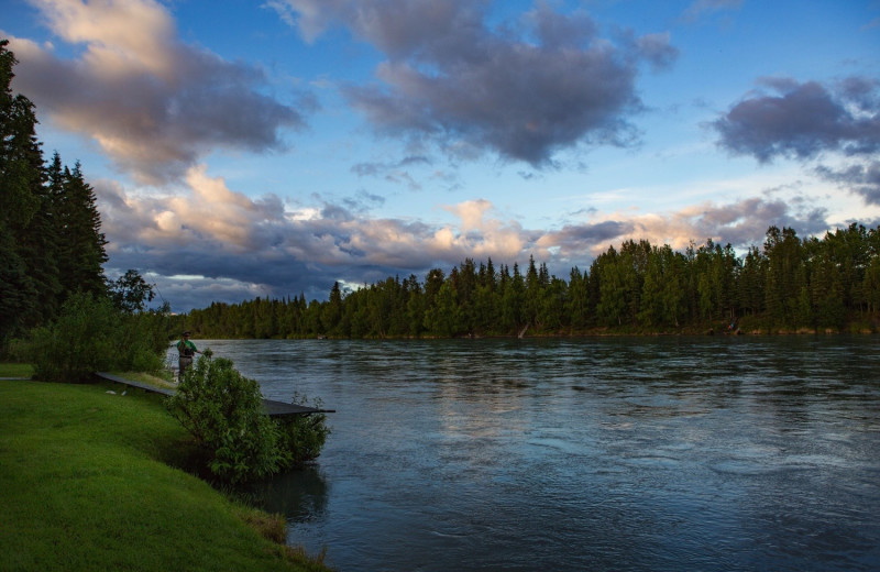 Fishing at Alaskan Fishing Adventures.