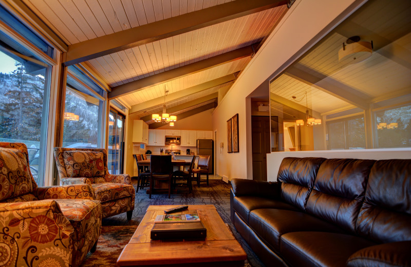 Guest room at Tunnel Mountain Resort