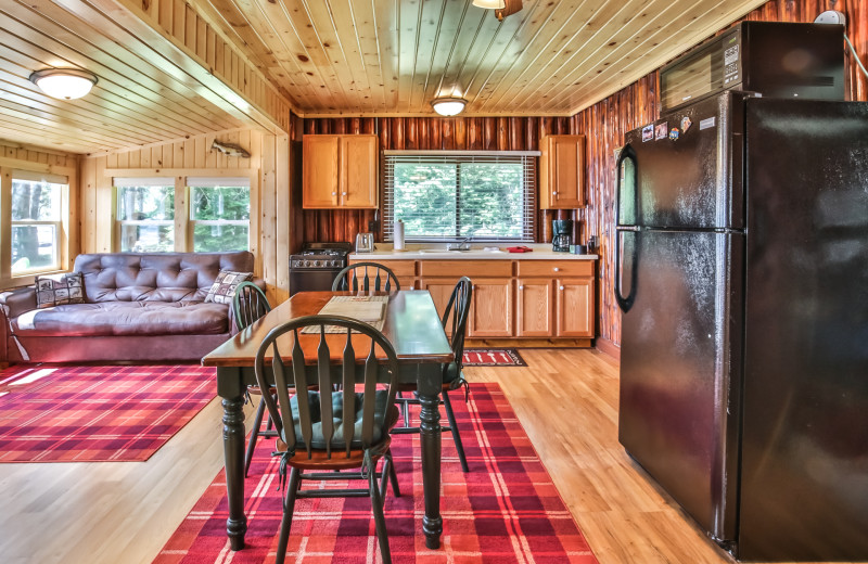 Rental kitchen at Hiller Vacation Homes.