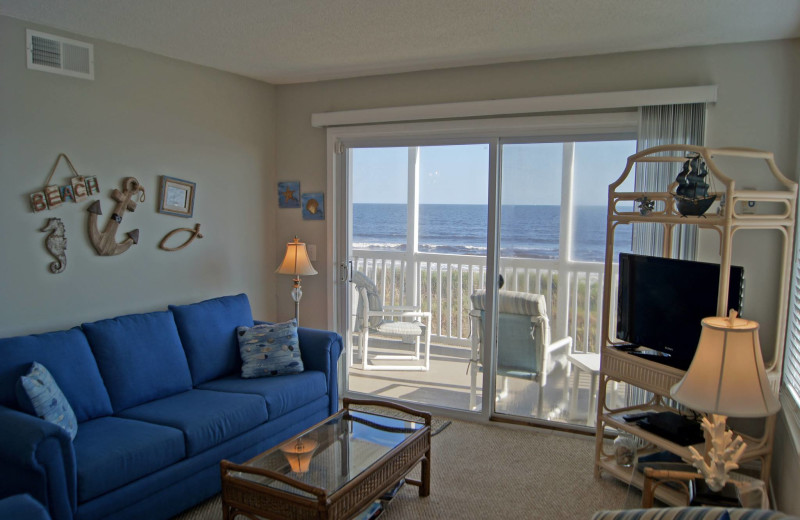 Rental living room at McMillan Real Estate.