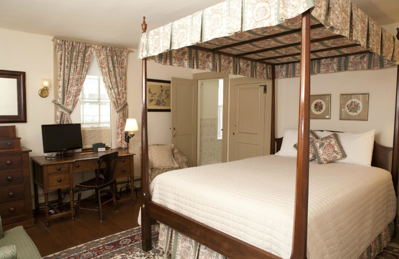 Guest room at Anchor Inn.