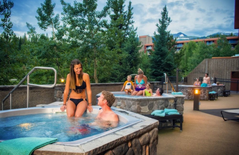 Hot tubs at Beaver Run Resort & Conference Center.