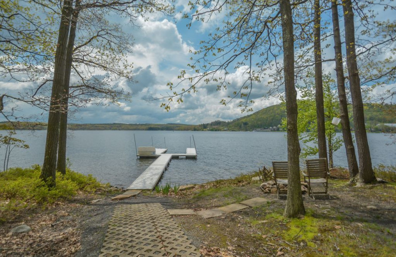 Rental lake view at Taylor-Made Deep Creek Vacations.