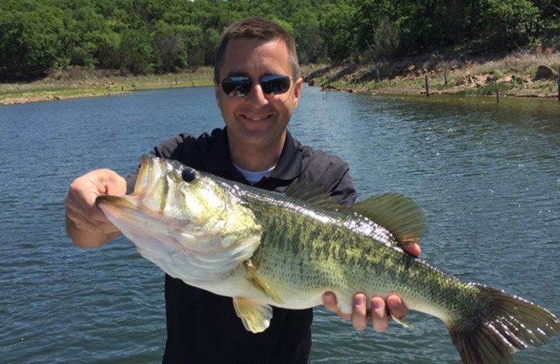 Bass fishing at Greystone Castle Sporting Club.