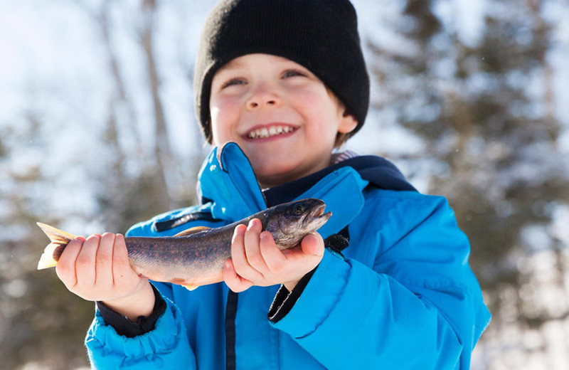 Fishing at Fairmont Le Manoir Richelieu.