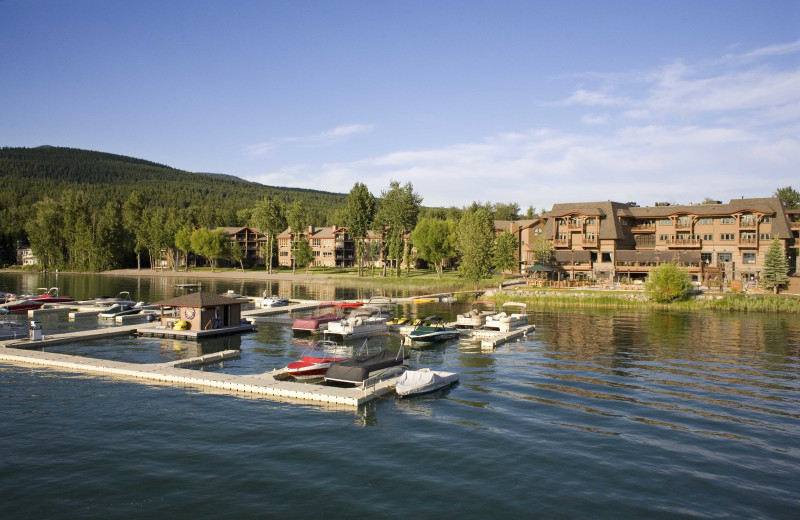 Marina at The Lodge at Whitefish Lake.