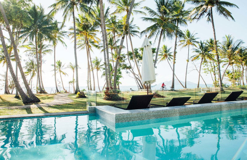 Outdoor pool at Castaways Beachfront Resort.