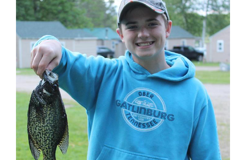 Fishing at Rising Eagle Resort.