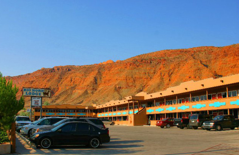 Exterior view of Big Horn Lodge.