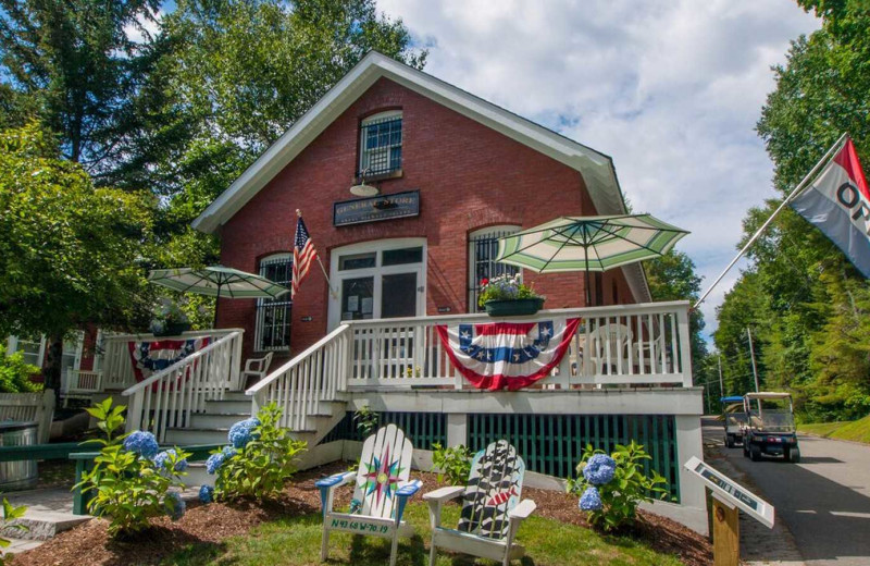 Cottage exterior at Inn at Diamond Cove.