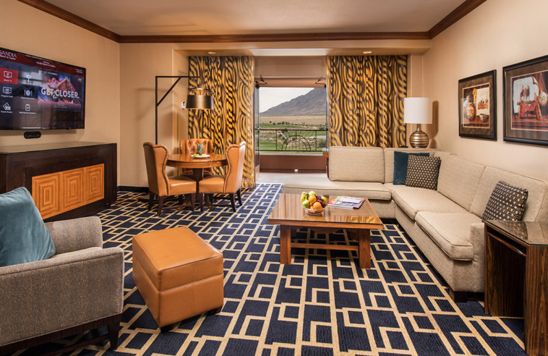 Guest room at Sandia Resort 