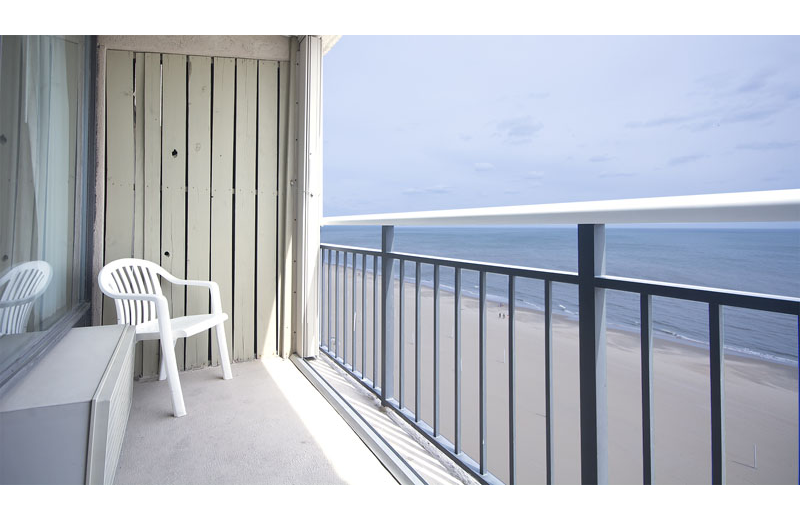 Guest balcony at Four Sails Resort.