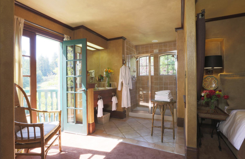 Guest room at Applewood Inn, Restaurant and Spa.