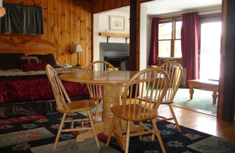 Guest room at Wildwood on the Lake.