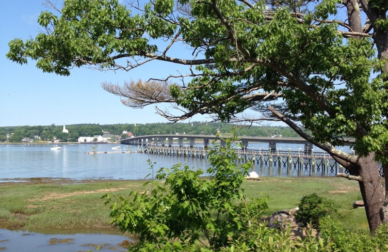 Beautiful harbor view at Sheepscot Harbour Village.