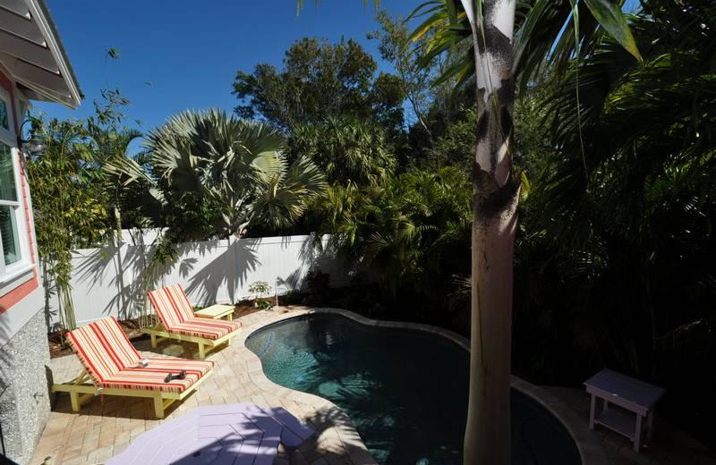 Rental pool at Lizzie Lu's Island Retreat.