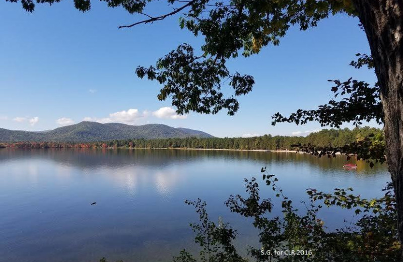 Lake view near Cathedral Ledge Resort.