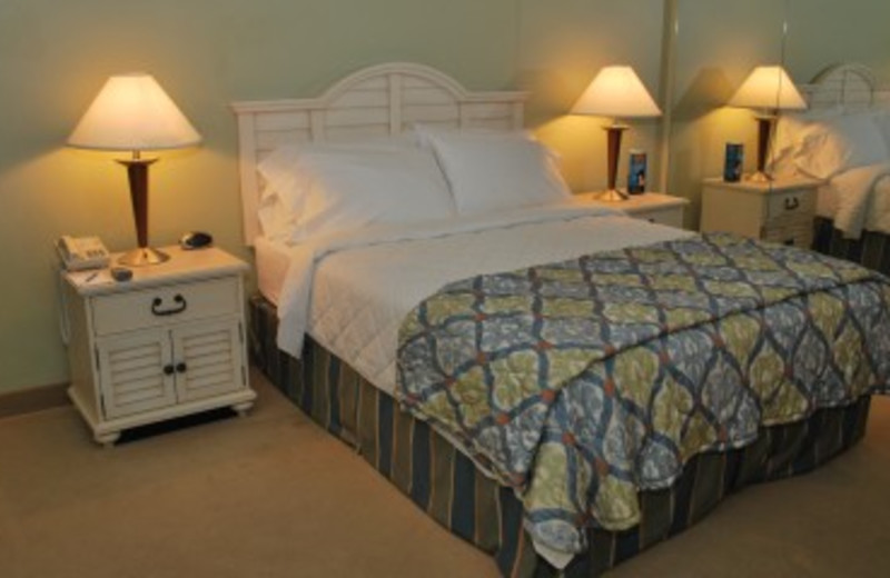 Guest room at Bay Pointe Inn.