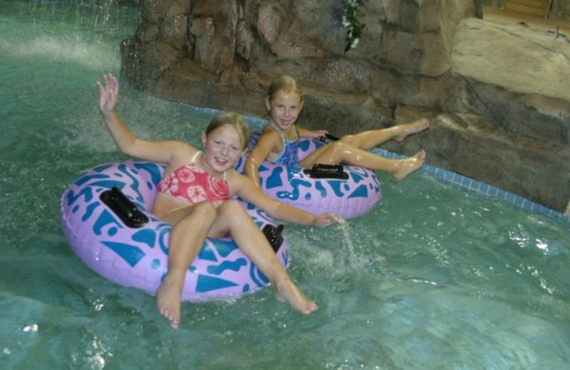 Indoor water park at Arrowwood Resort.