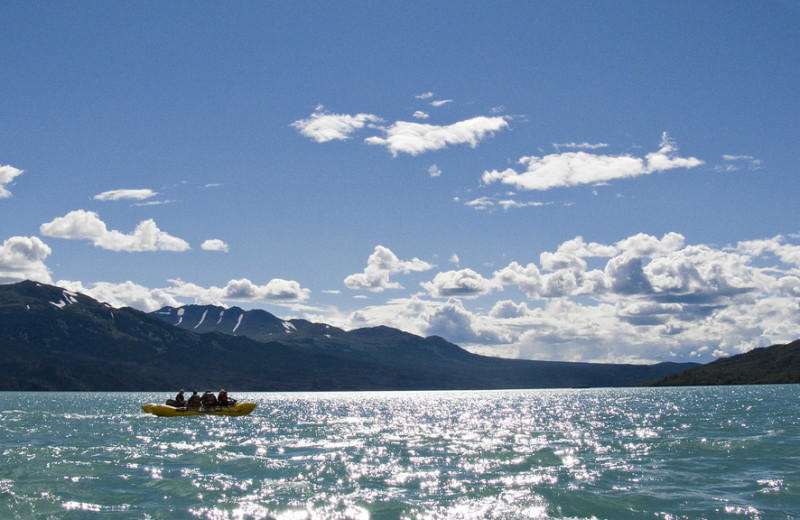 Water activities at Kenai Backcountry Lodge.