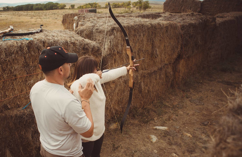 Archery at Vee Bar Guest Ranch.