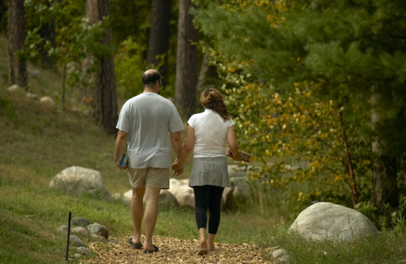 Hiking at Giants Ridge Golf and Ski Resort.