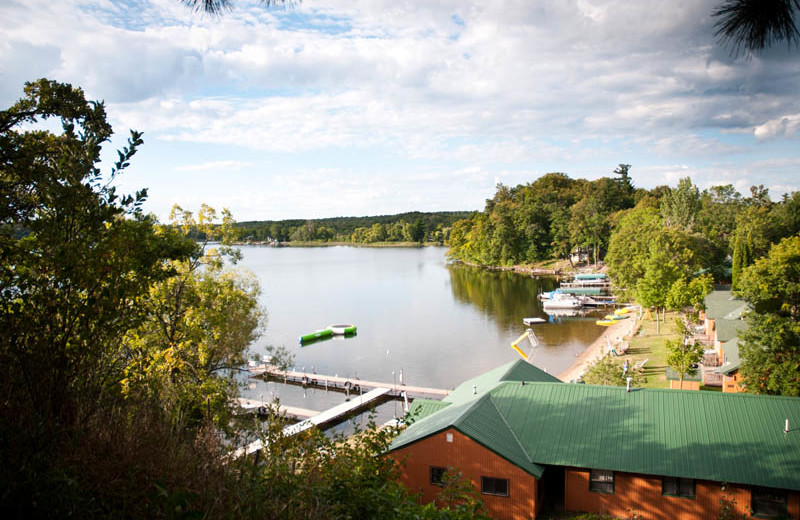 Lake view at Campfire Bay Resort.