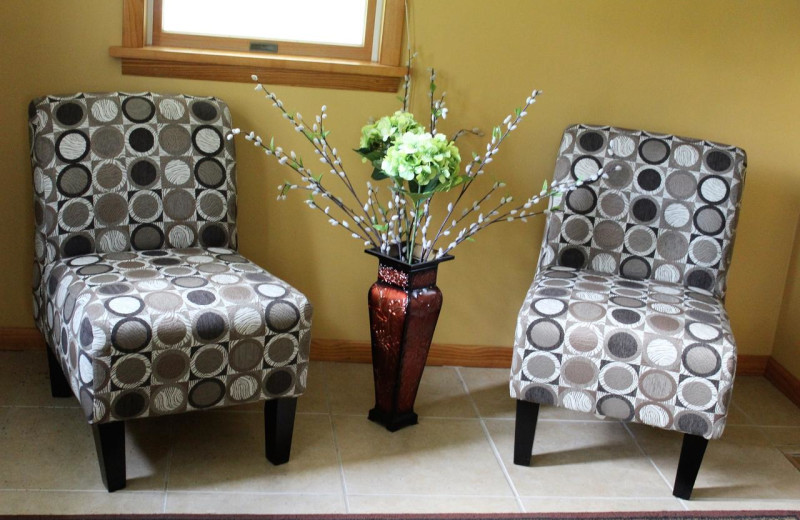 Guest room at Stone Fence Resort.