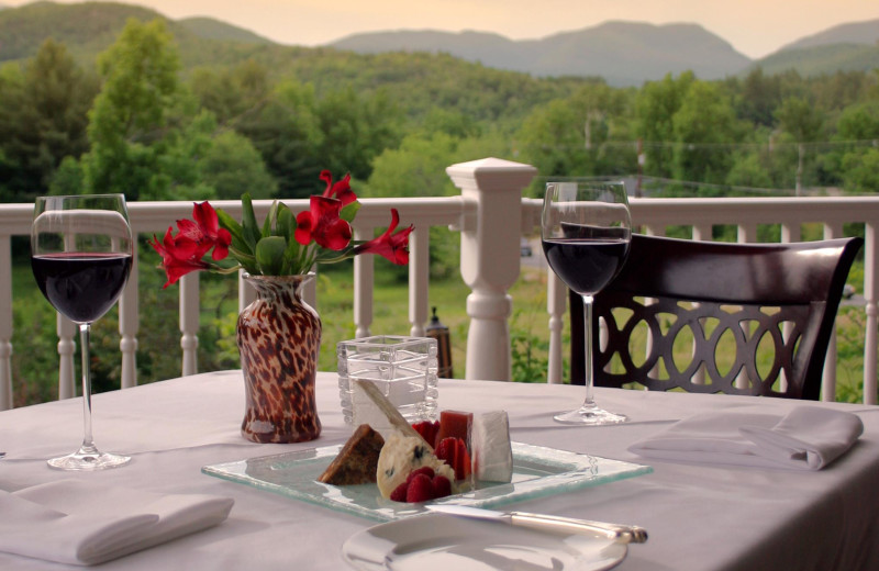 Patio at The Inn at Thorn Hill & Spa.