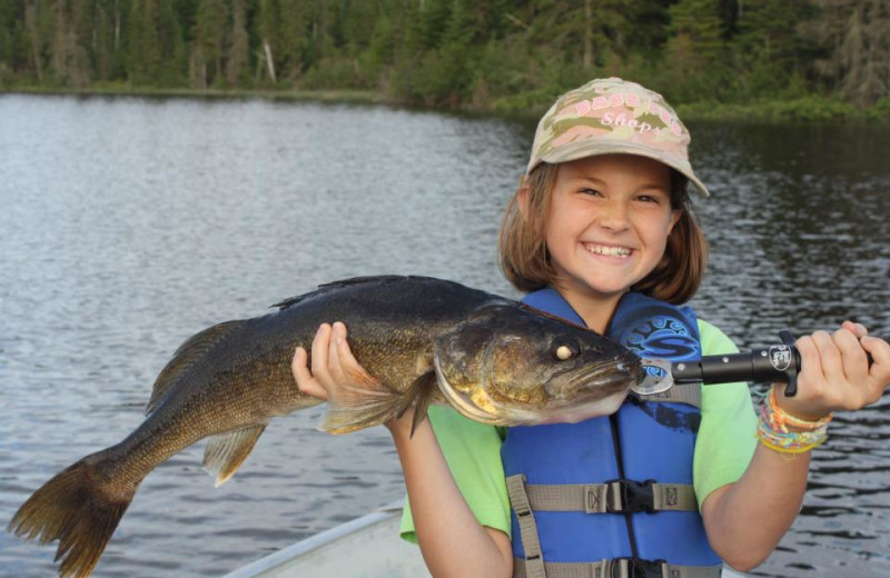 Fishing at Woman River Camp