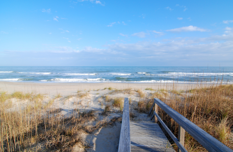 Path to the beach at Intracoastal Realty.