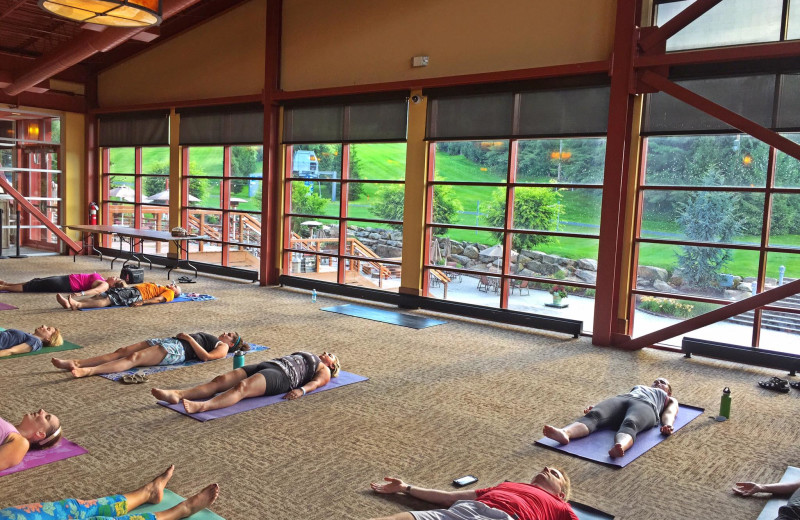 Yoga at Bear Creek Mountain Resort.